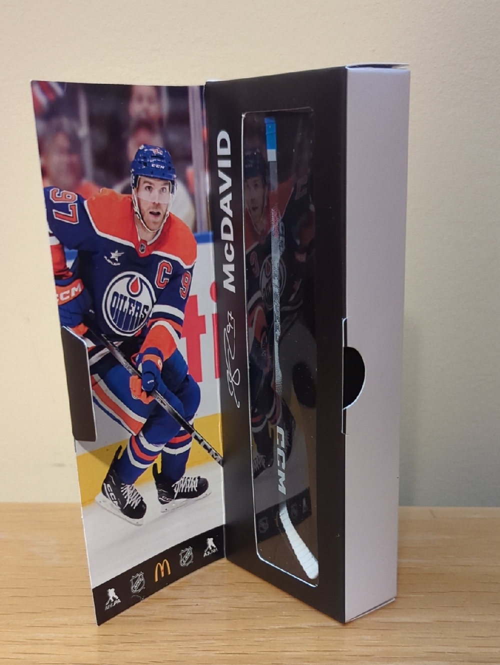 McDonald's Mini Hockey Stick Edmonton Oilers Connor McDavid